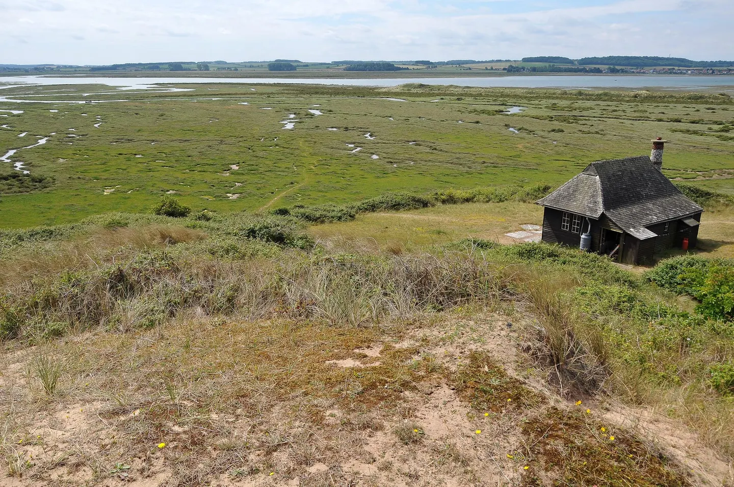 Photo of Scolt Head Island, an island in Norfolk, eastern England.