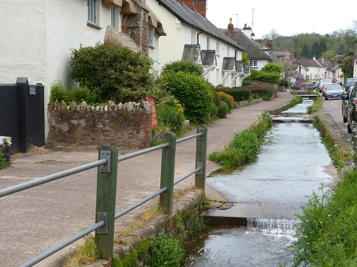 Photo of Otterton, a village in Devon, south west England.