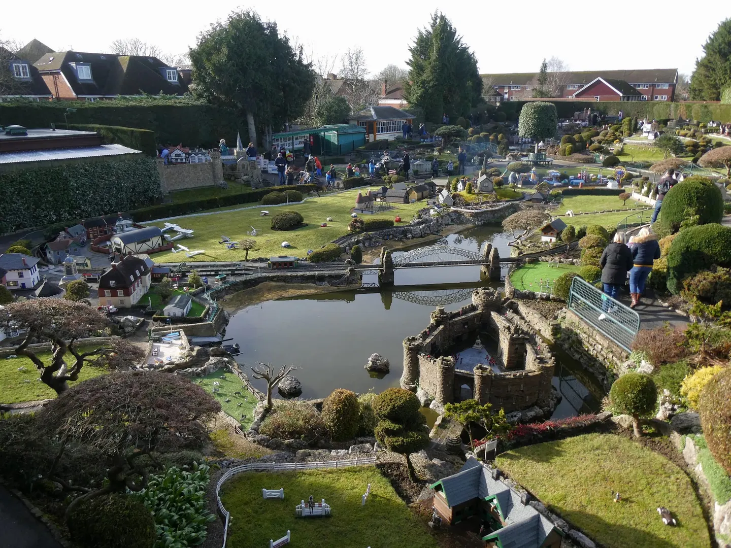 Photo of Bekonscot Model Village, a visitor attraction near Beaconsfield, Buckinghamshire, south east England.