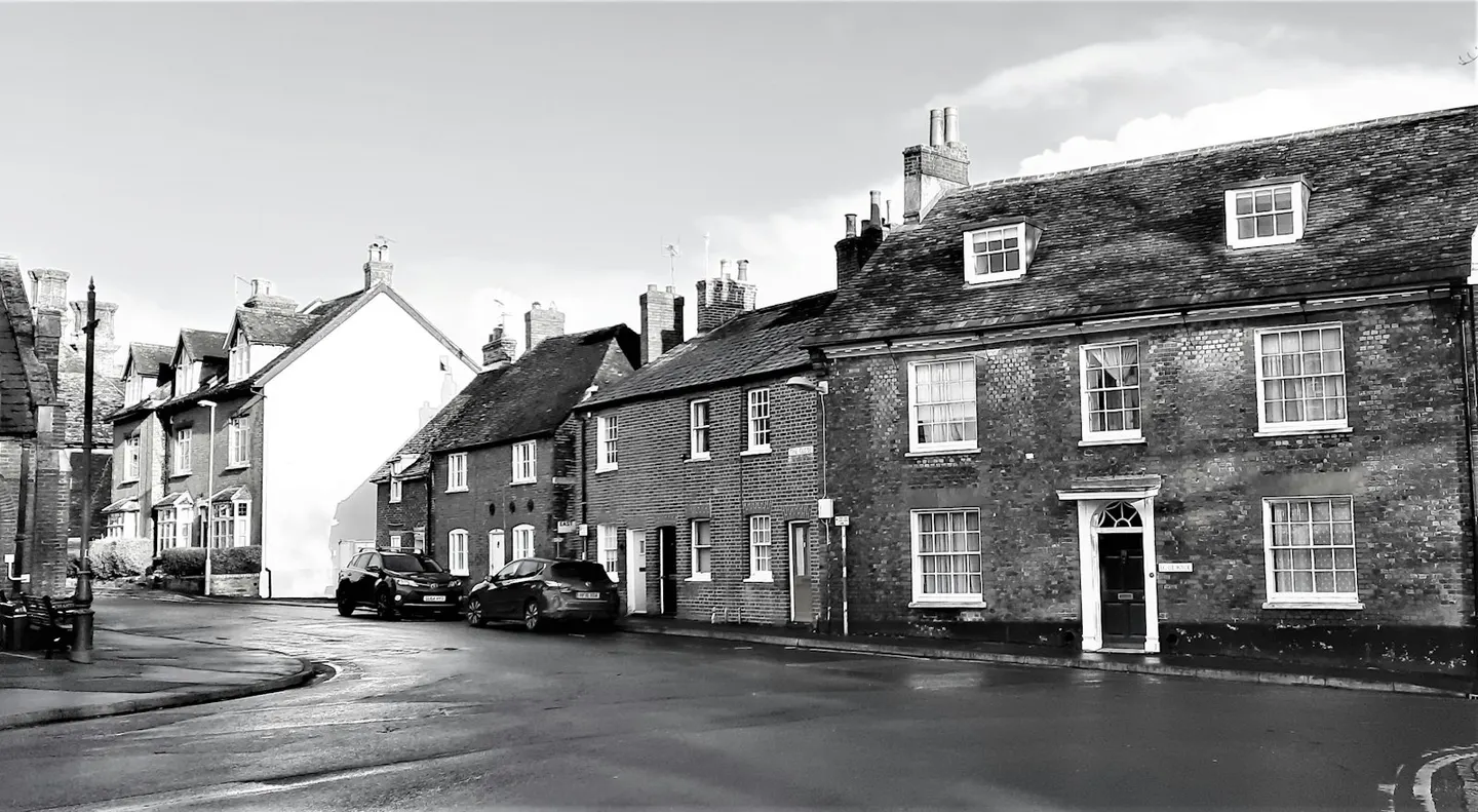 Photo of Blandford Forum, a village in Dorset, south west England.