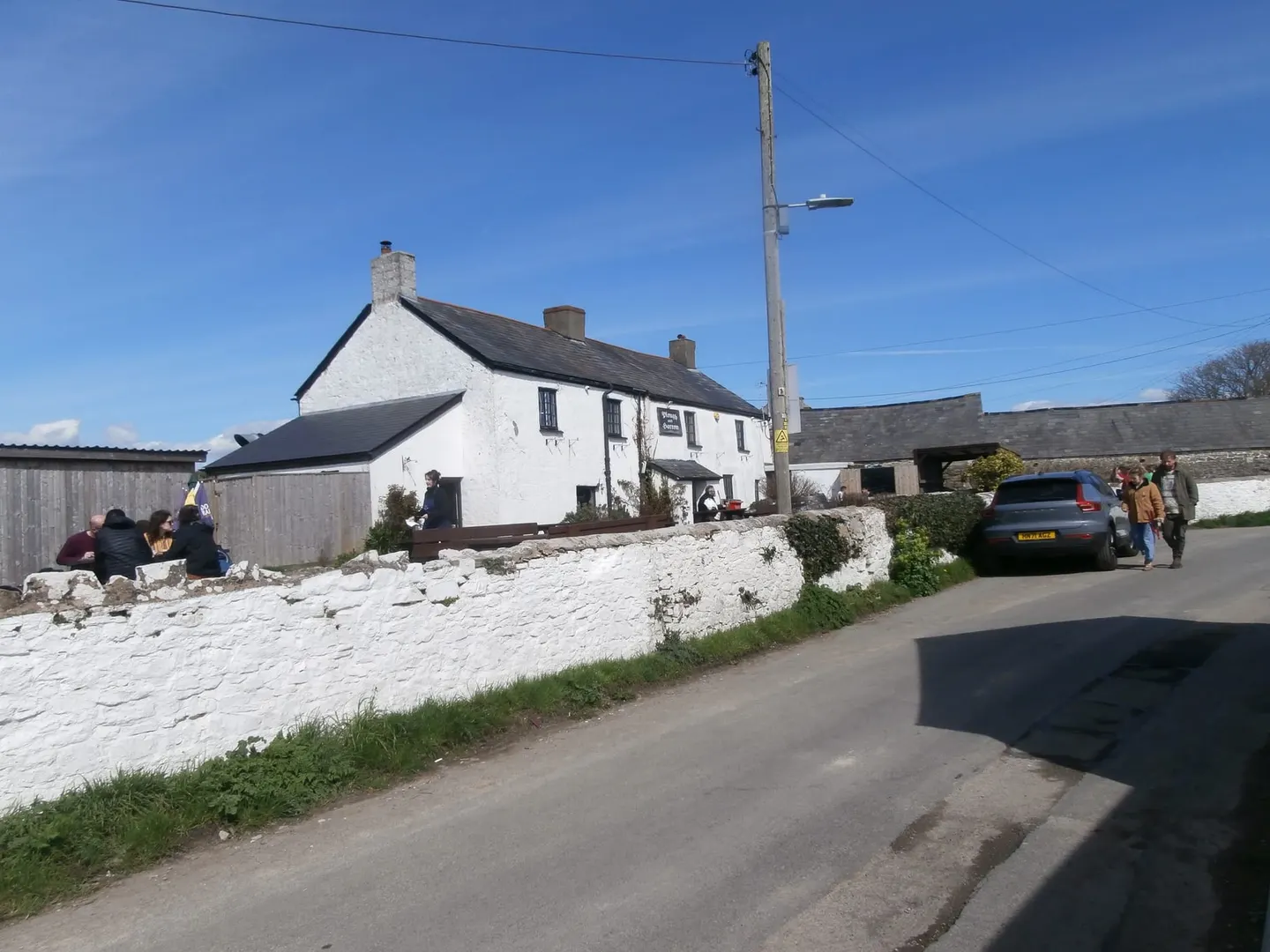 Photo of The Plough and Harrow, a pub near Monknash, the Vale of Glamorgan, south east Wales.
