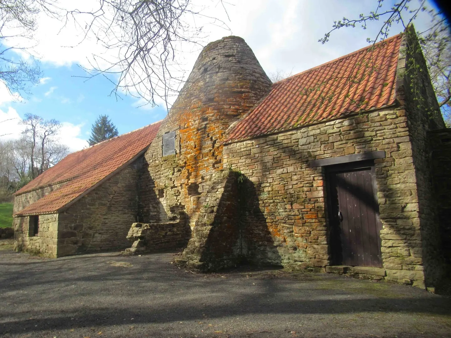 Photo of Derwentcote Steel Furnace, a landmark near Wylam, Tyne and Wear, north east England.