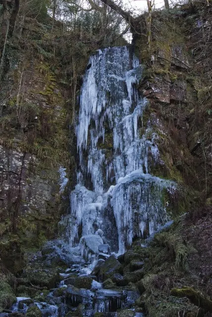 Photo of Melincourt Falls, a waterfall near Resolven, Neath Port Talbot, south west Wales.