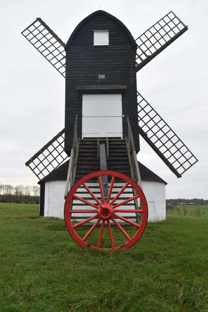 Photo of Pitstone Windmill, a windmill near Ivinghoe, Buckinghamshire, south east England.