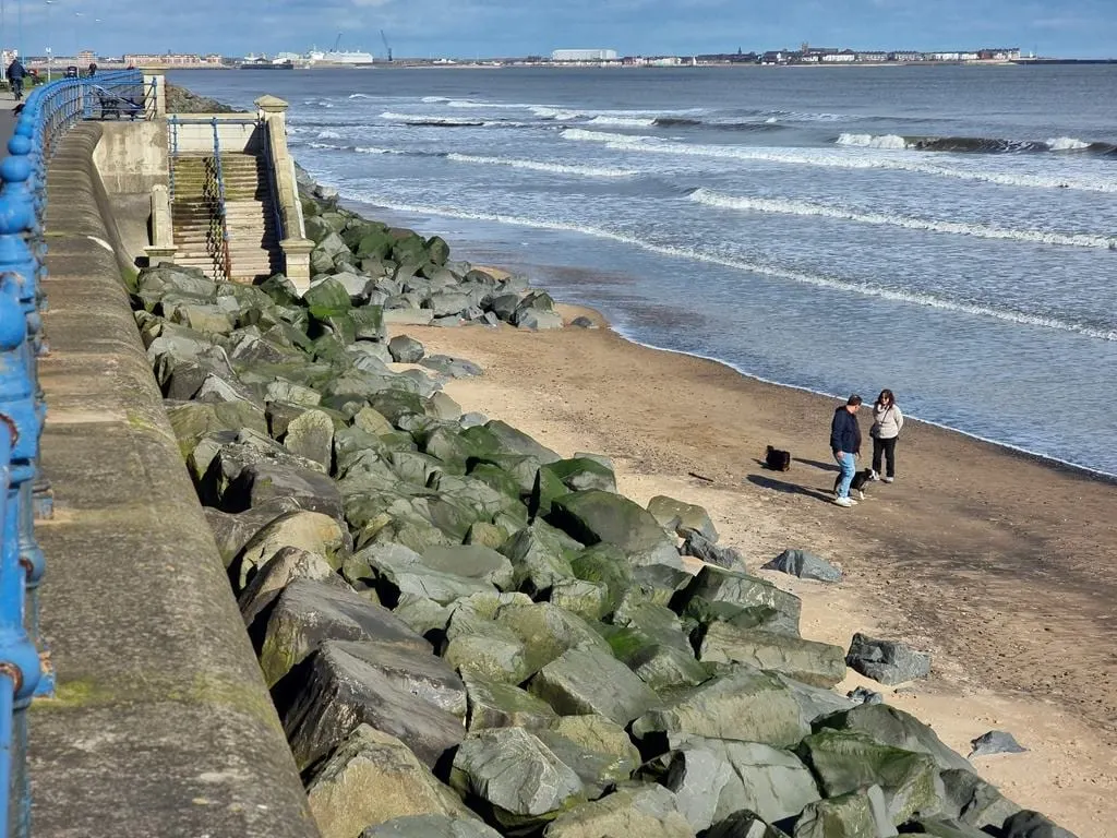 Photo of Seaton Carew North, a swimming spot near Middlesbrough, County Durham, north east England.