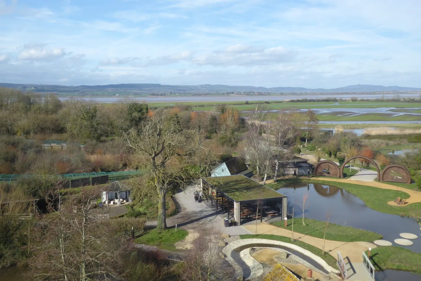 Photo of WWT Slimbridge, a nature reserve near Frampton on Severn, Gloucestershire, south west England.