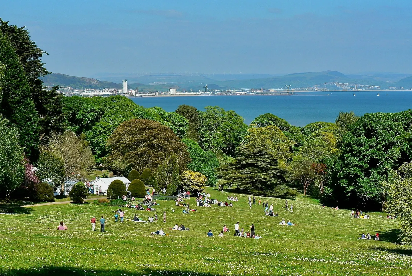 Photo of Clyne Gardens, a garden near Blackpill in Gower, Swansea, south west Wales.