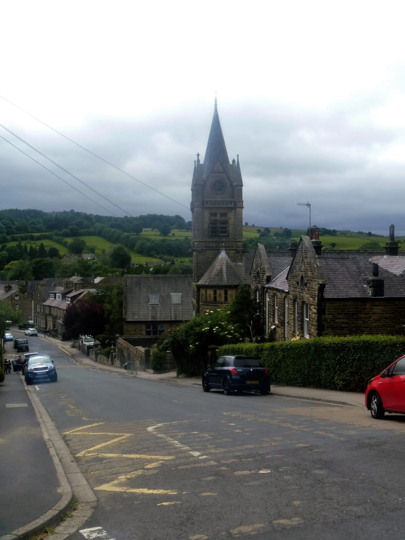 Photo of Pateley Bridge, a village in Nidderdale, North Yorkshire, northern England.