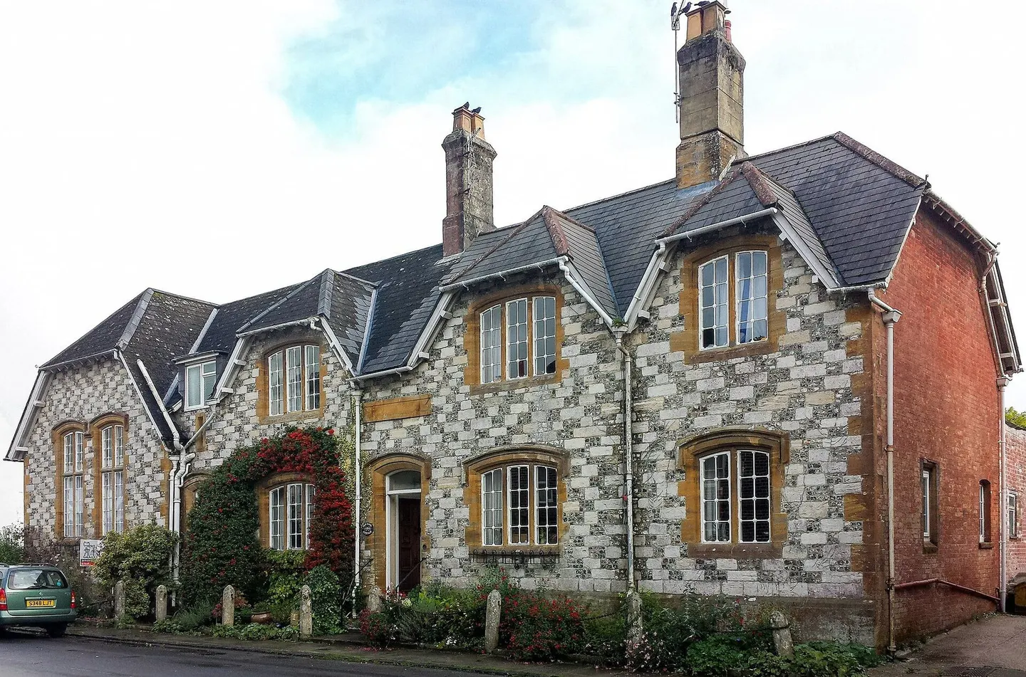 Photo of Cerne Abbas, a village in Dorset, south west England.