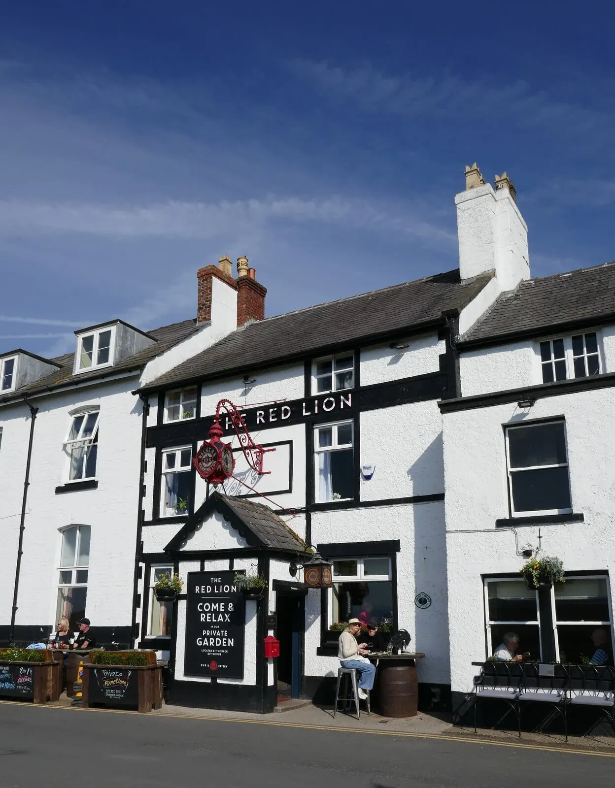 Photo of Parkgate, a village in Cheshire, north west England.