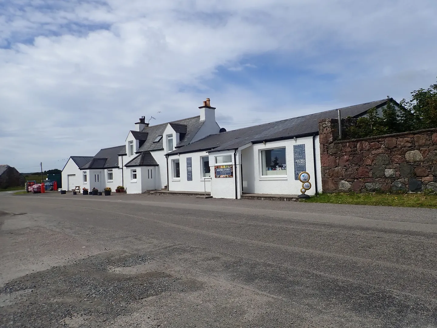 Photo of Aultbea, a village in the Wester Ross, Highland, the Scottish Highlands and Islands.