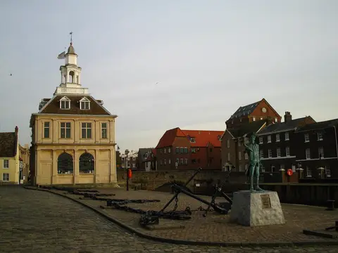 Photo of King's Lynn, a village in Norfolk, eastern England.