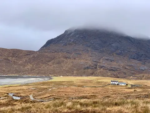 Photo of Camasunary Bay, a beach near Elgol, Highland, the Scottish Highlands and Islands.