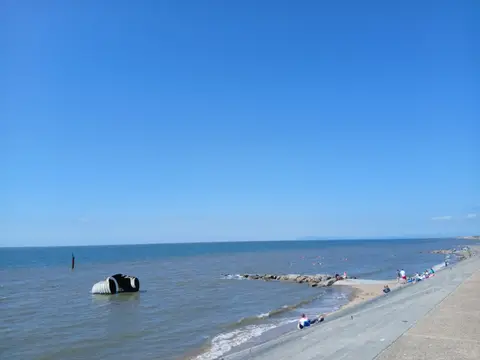 Photo of Cleveleys, a swimming spot near Poulton-le-Fylde, Lancashire, north west England.
