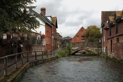 Photo of Winchester City Mill, a watermill in Hampshire, south east England.