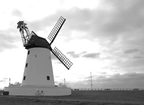 Photo of Lytham Windmill, a windmill in Lancashire, north west England.