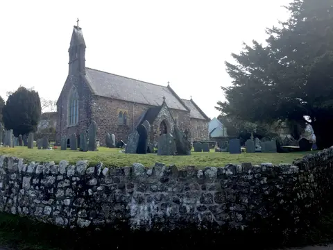 Photo of Reynoldston, a village in Gower, Swansea, south west Wales.