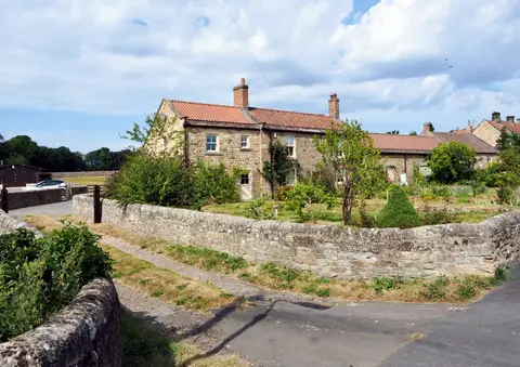 Photo of Whorlton, a village in County Durham, north east England.