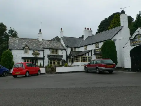 Photo of The Druid Inn (Llanferres), a pub in the Clwydian Range & Dee Valley, Denbighshire, north Wales.