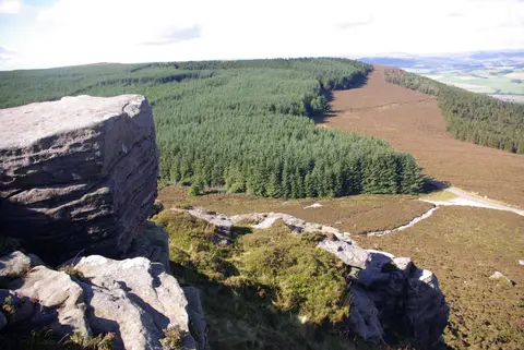 Photo: Simonside, a viewpoint near Rothbury, Northumberland, north east England.