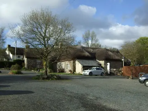 Photo of Bearslake Inn, a pub near Lake in Dartmoor, Devon, south west England.