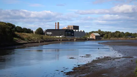 Photo of Eden Mill Distillery, a distillery near St Andrews, Fife, central Scotland.