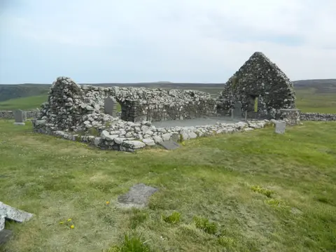 Photo of Trumpan Church, a church in Highland, the Scottish Highlands and Islands.