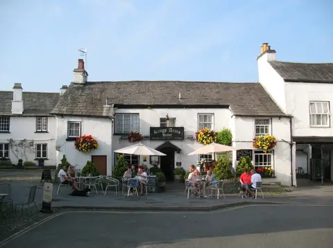 Photo of The Kings Arms (Hawkshead), a pub in the Lake District, Cumbria, north west England.