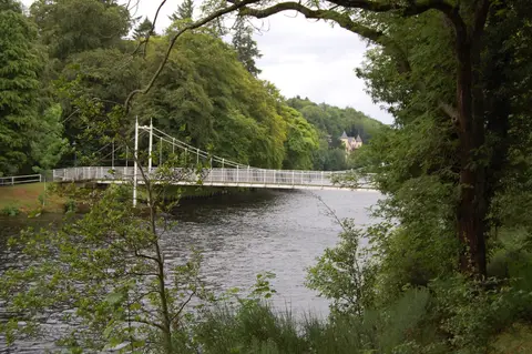 Photo: Ness Islands, a viewpoint near Inverness, Highland, the Scottish Highlands and Islands.