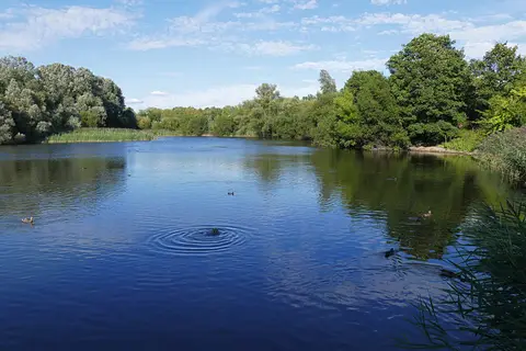 Photo of Bedfont Lakes Country Park, a country park near Ashford (Surrey), London, England.