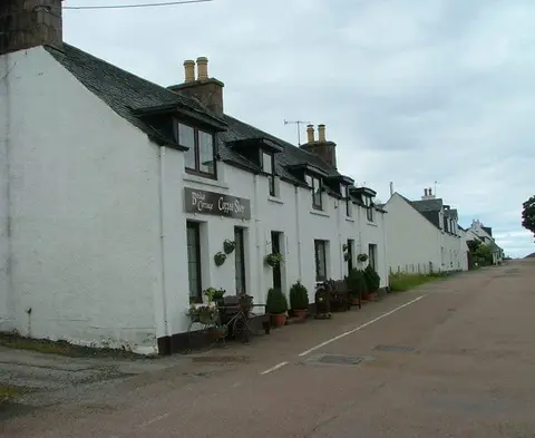 Photo of Bridge Cottage Cafe, a pub near Poolewe in the Wester Ross, Highland, the Scottish Highlands and Islands.