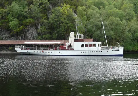Photo of SS Sir Walter Scott (Loch Katrine), a visitor attraction near Brig o' Turk, Stirling, central Scotland.