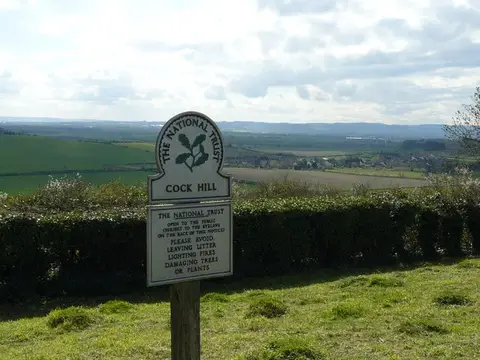 Photo of Cock Hill, a country estate near Wedmore, Somerset, south west England.