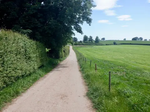 Photo along the Sandstone Trail, a 34-mile long-distance path running from Frodsham to Whitchurch, England.