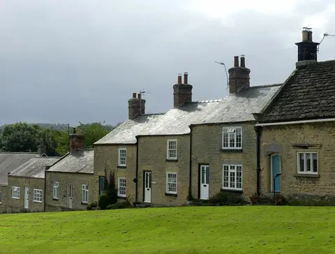 Photo of Coxwold, a village in the North York Moors, North Yorkshire, northern England.