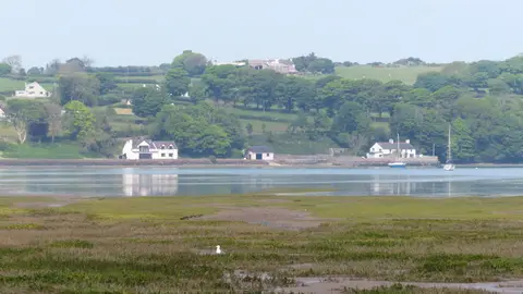 Photo of Red Wharf Bay, a beach near Benllech, Anglesey, north Wales.