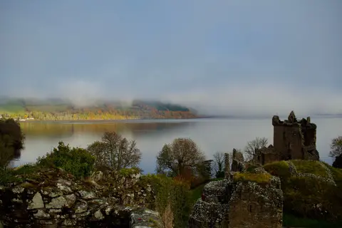 Photo along the Great Glen Way, a long-distance trail running from Fort William to Inverness, the Scottish Highlands and Islands.