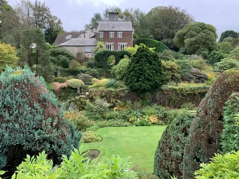 Photo of The Garden House, a garden near Buckland Monachorum in the Tamar Valley, Devon, south west England.