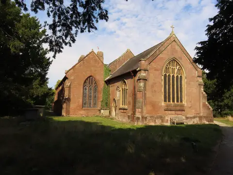 Photo of St Mary's Church, Overton, a church near Overton-on-Dee, Wrexham, north Wales.