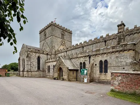 Photo of St Oswald's Church, Filey, a church in North Yorkshire, northern England.