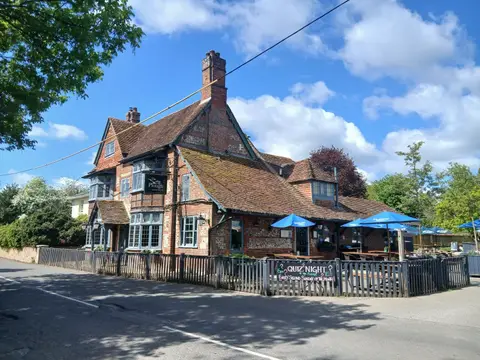 Photo of The Plough Inn (Longparish), a pub in Hampshire, south east England.