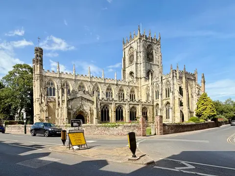 Photo of St Mary's Church, Beverley, a church in East Riding of Yorkshire, northern England.