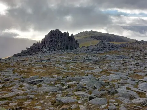 Photo: Castell y Gwynt, a 972m hill near Capel Curig in Eryri, Conwy, north Wales.