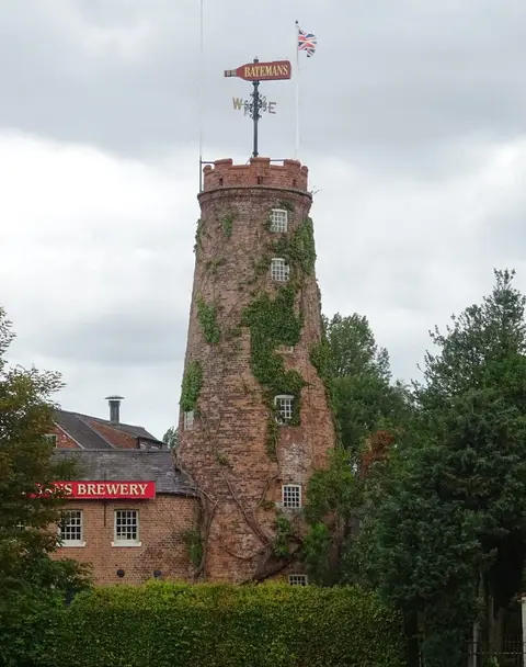 Photo of Batemans Brewery, a brewery near Wainfleet All Saints, Lincolnshire, central England.