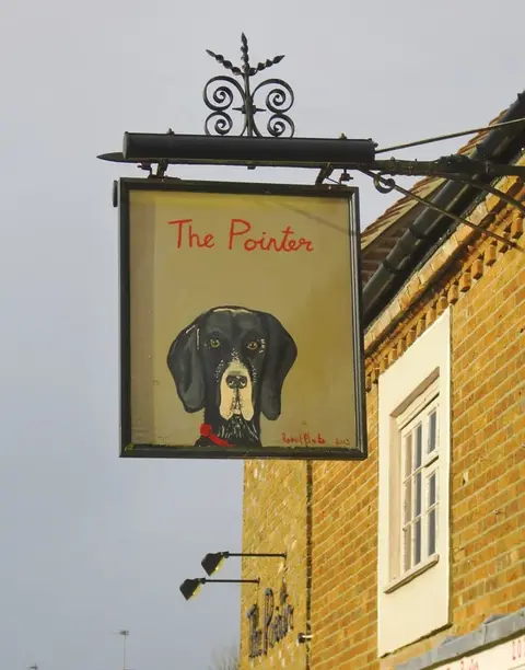 Photo of The Pointer, a gastropub near Brill, Buckinghamshire, south east England.