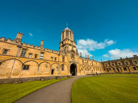 Photo of Christ Church, a Grade I registered house & garden in Oxfordshire, south east England.