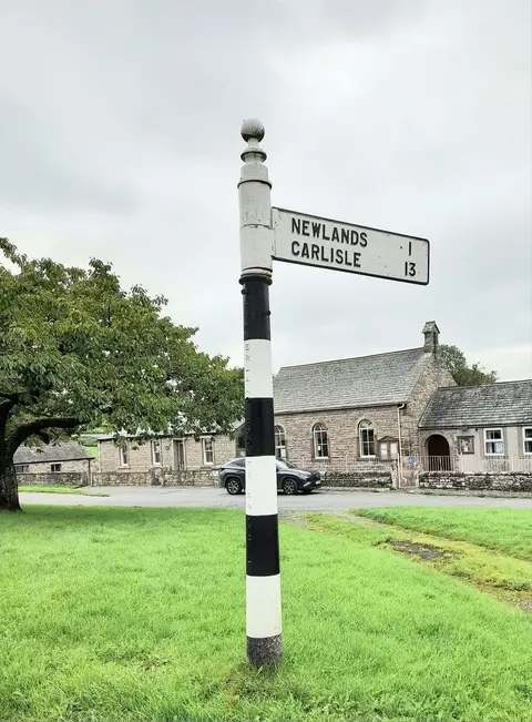 Photo of Hesket Newmarket, a village in the Lake District, Cumbria, north west England.