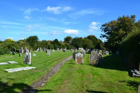 Photo of Milford on Sea, a village in Hampshire, south east England.