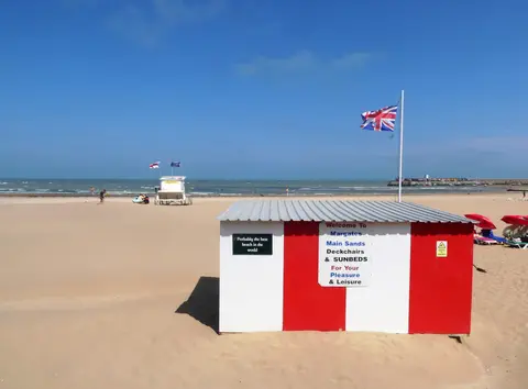 Photo of Margate The Bay, a swimming spot near Broadstairs, Kent, south east England.