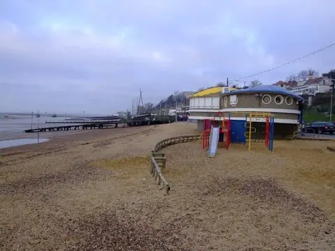 Photo of Southend Three Shells, a swimming spot near Southend-on-Sea, Essex, eastern England.